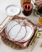 Load image into Gallery viewer, Fall Foliage Dinner Paper Napkin with Gold Foil