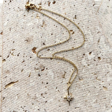 Load image into Gallery viewer, Starburst Simple Gold Necklace - Indie Indie Bang! Bang!