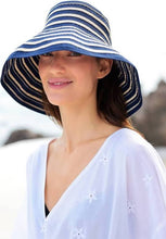 Load image into Gallery viewer, Sunce Foldable Visor - Tan or Navy - Indie Indie Bang! Bang!