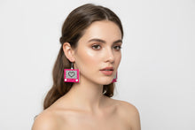 Load image into Gallery viewer, Etch A Sketch Earrings - Indie Indie Bang! Bang!