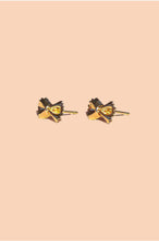 Load image into Gallery viewer, Bow Tie Pasta Studs 18K Gold - Indie Indie Bang! Bang!