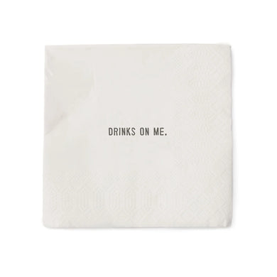 Drinks On Me Cocktail Napkins - Indie Indie Bang! Bang!