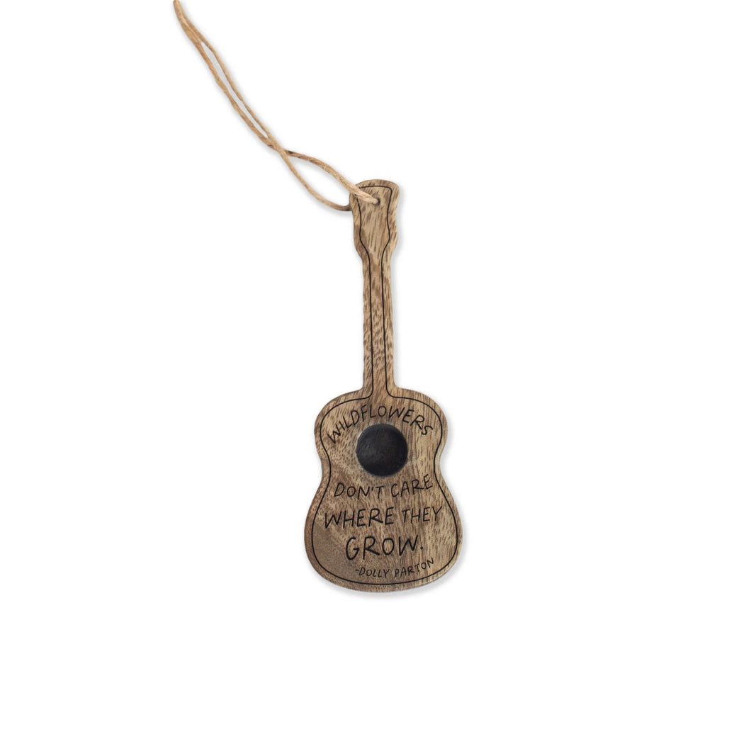 Dolly Parton Wooden Guitar Decor - Indie Indie Bang! Bang!