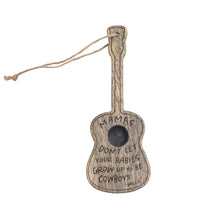 Load image into Gallery viewer, Willie Nelson Wooden Guitar Decor - Indie Indie Bang! Bang!
