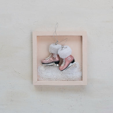 Pink Ice Skate Ornament - Indie Indie Bang! Bang!