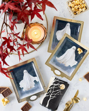 Load image into Gallery viewer, Night Tree Moon Dinner Paper Napkin with Gold Foil