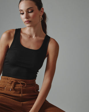 Simple Black Tank Top - Indie Indie Bang! Bang!