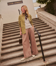 Load image into Gallery viewer, Allison Pleated Wide Leg Trouser | Marine Layer