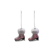 Load image into Gallery viewer, Pink Ice Skate Ornament - Indie Indie Bang! Bang!