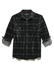 Load image into Gallery viewer, Baker Southwest Black Long Sleeved Knit Shirt - Indie Indie Bang! Bang!
