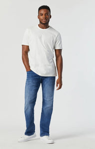 Marcus Feather Blue Slim Straight Leg