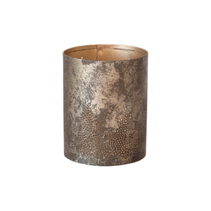 Small Metal Votive Holder with Trees