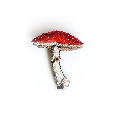 Fly Amanita Mushroom Brooch Pin - Indie Indie Bang! Bang!