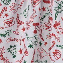 Load image into Gallery viewer, Holiday Doodles Multi Tea Towel