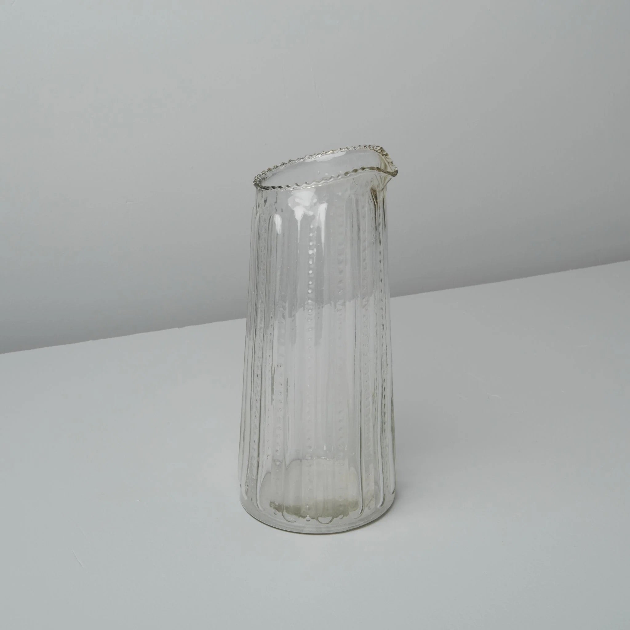 Ruffle Glass Lines Carafe