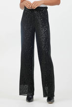 Load image into Gallery viewer, Kinslee Sequin Lined Palazzo Pants