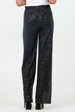 Load image into Gallery viewer, Kinslee Sequin Lined Palazzo Pants