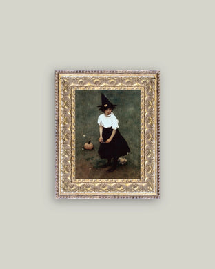 Little Witch Framed Antique Art - Indie Indie Bang! Bang!