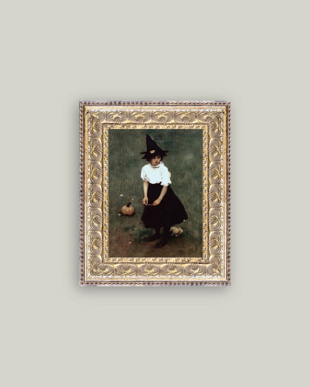 Little Witch Framed Antique Art - Indie Indie Bang! Bang!