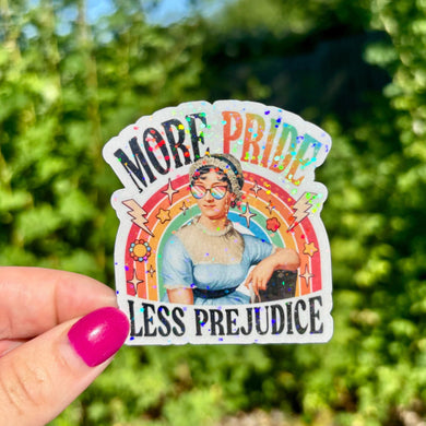More Pride Less Prejudice Sticker - Indie Indie Bang! Bang!