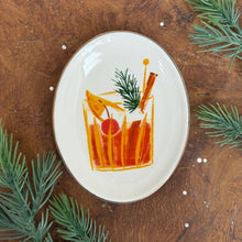 Load image into Gallery viewer, Holiday Oval Dish with Cocktail | Four Styles - Indie Indie Bang! Bang!
