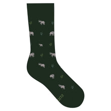 Load image into Gallery viewer, Green Elephant Socks - Indie Indie Bang! Bang!