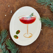 Load image into Gallery viewer, Holiday Oval Dish with Cocktail | Four Styles - Indie Indie Bang! Bang!