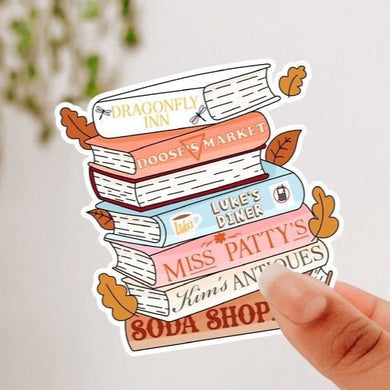 Autumn Books Gilmore Girls Sticker - Indie Indie Bang! Bang!