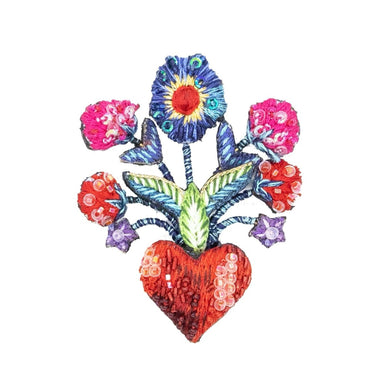 Frida's Flowers Brooch Pin - Indie Indie Bang! Bang!