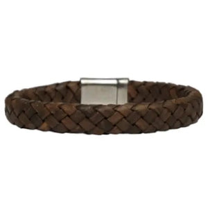 Men's Braided Leather Bracelet - Pegasus - Indie Indie Bang! Bang!