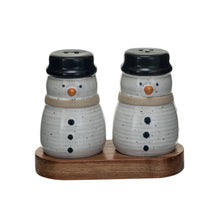 Load image into Gallery viewer, Stoneware Snowman Shakers - Indie Indie Bang! Bang!