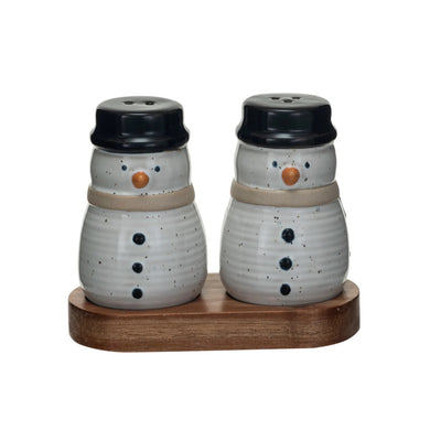 Stoneware Snowman Shakers - Indie Indie Bang! Bang!