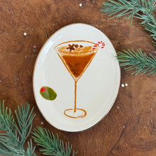 Load image into Gallery viewer, Holiday Oval Dish with Cocktail | Four Styles - Indie Indie Bang! Bang!