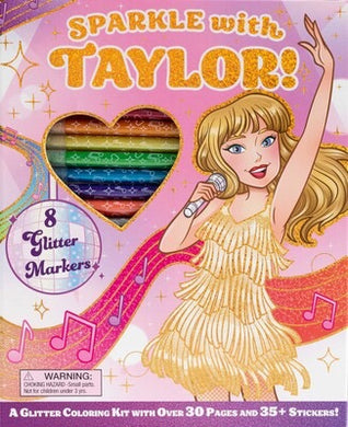 Sparkle with Taylor! A Glitter Coloring Kit - Indie Indie Bang! Bang!
