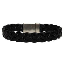 Load image into Gallery viewer, Men&#39;s Braided Leather Bracelet - Apollo - Indie Indie Bang! Bang!