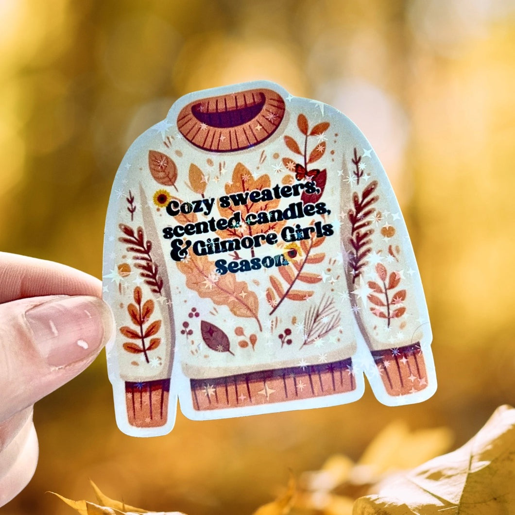 Cozy Sweater Gilmore Girls Sticker - Indie Indie Bang! Bang!