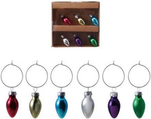 Load image into Gallery viewer, Christmas Light Wine Charm