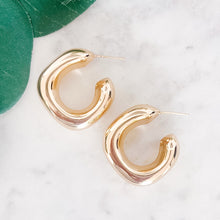 Load image into Gallery viewer, 14k Gold Balloon Hoop Earrings - Indie Indie Bang! Bang!