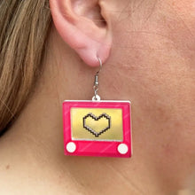 Load image into Gallery viewer, Etch A Sketch Earrings - Indie Indie Bang! Bang!