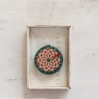 Glass Dart Board Ornament - Indie Indie Bang! Bang!