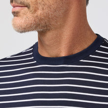 Load image into Gallery viewer, Navy White Stripe Palmer T-Shirt | Mizzen+Main