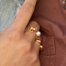 Load image into Gallery viewer, Cat's Cradle Ring - 18K Gold Plated - Indie Indie Bang! Bang!
