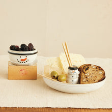 Load image into Gallery viewer, Stoneware Snowman Head Shaped Bowl, Reactive Glaze - Indie Indie Bang! Bang!