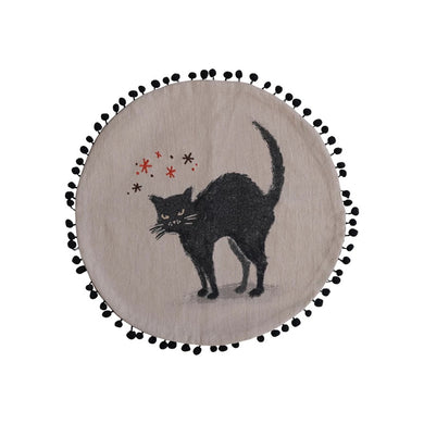 Starry Black Cat Pillow - Indie Indie Bang! Bang!