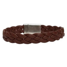 Load image into Gallery viewer, Men&#39;s Braided Leather Bracelet - Apollo - Indie Indie Bang! Bang!