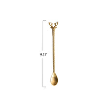 Load image into Gallery viewer, Stainless Steel Spoon with Holiday Charm - Indie Indie Bang! Bang!