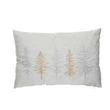 Load image into Gallery viewer, Embroidered Tree Pillow