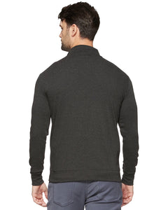 Charcoal Hero Solid Twill 1/4 Zip