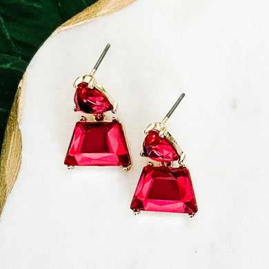 Fuchsia Dangle Earring