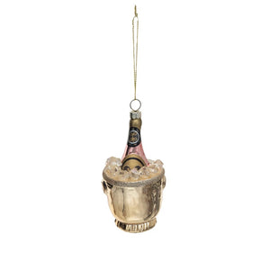 Champagne Bottle & Ice Bucket Ornament